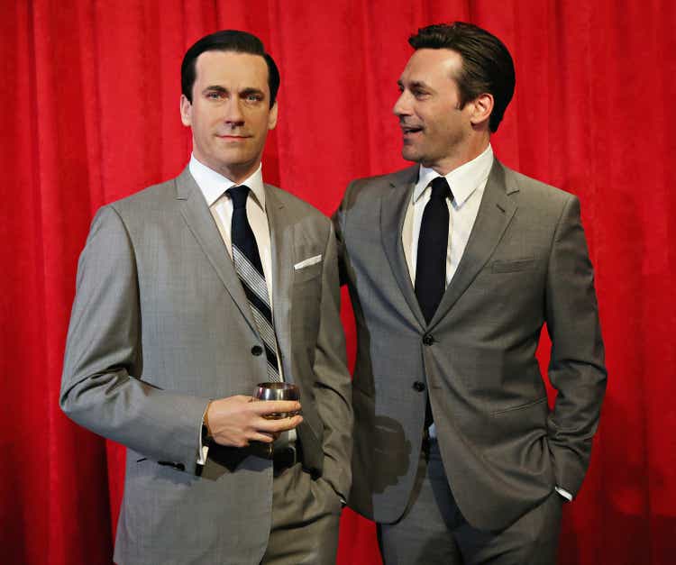 Madame Tussauds New York And Jon Hamm Unveil Don Draper"s Wax Figure During Mad Men"s Final Season