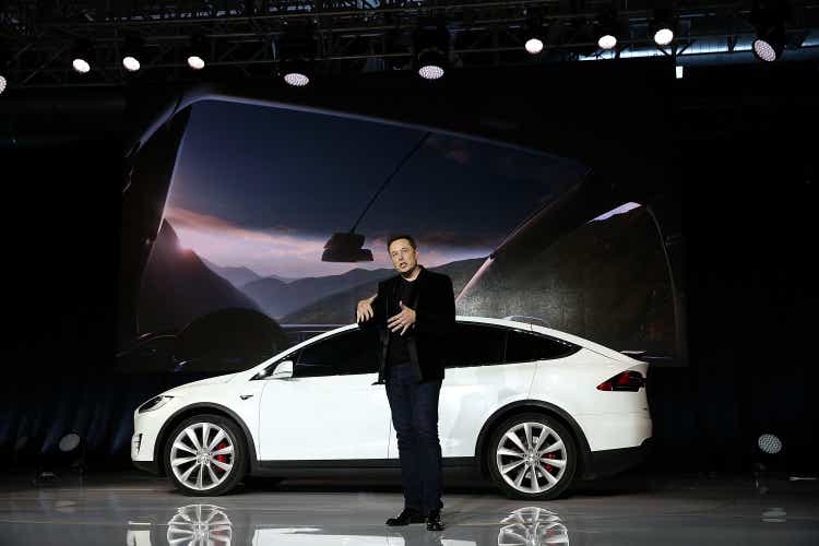 Tesla launches its new crossover SUV model, the Tesla X