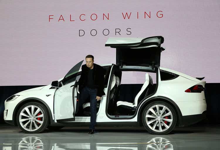 Tesla Debuts Its New Crossover SUV Model, Tesla X