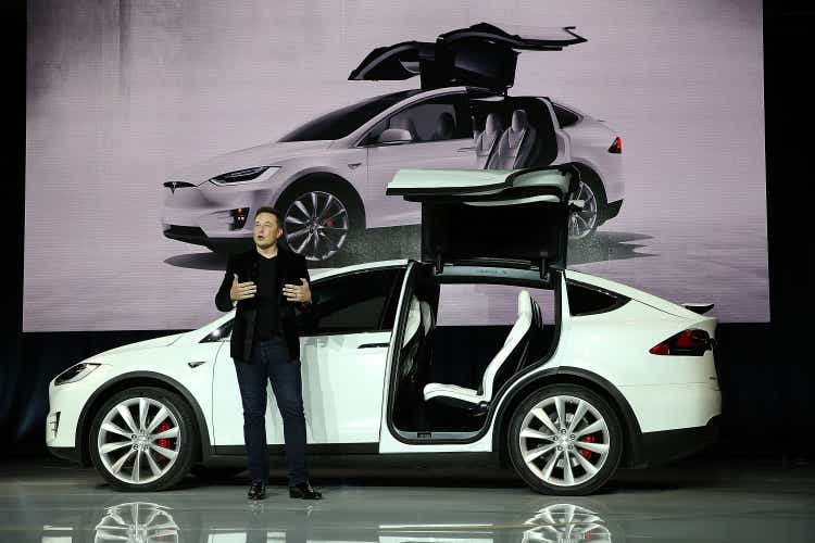 Tesla dévoile son nouveau modèle de SUV multisegment Tesla X