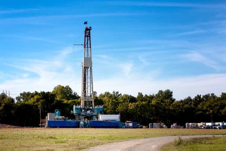 Louisiana Drilling Fracking Rig