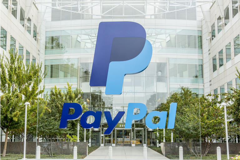 paypal stock target