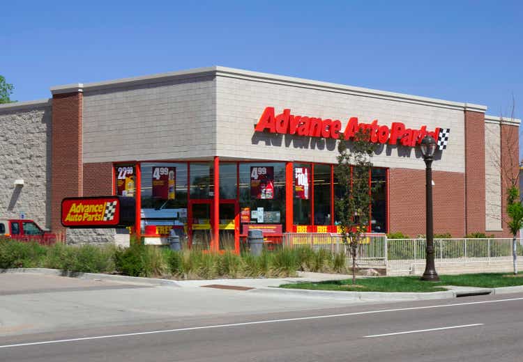 Orlando Usa August 2022 Exterior Advanced Auto Parts Store Orlando