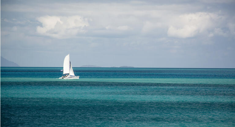 Sailboat in distance