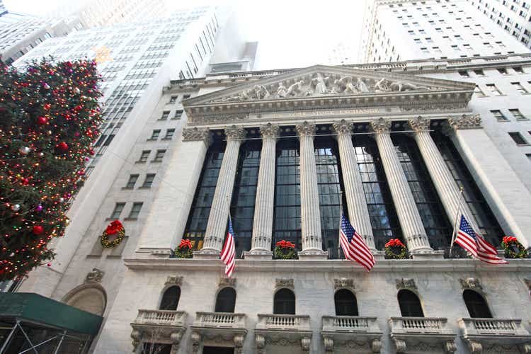 New York Stock Exchange Christmas