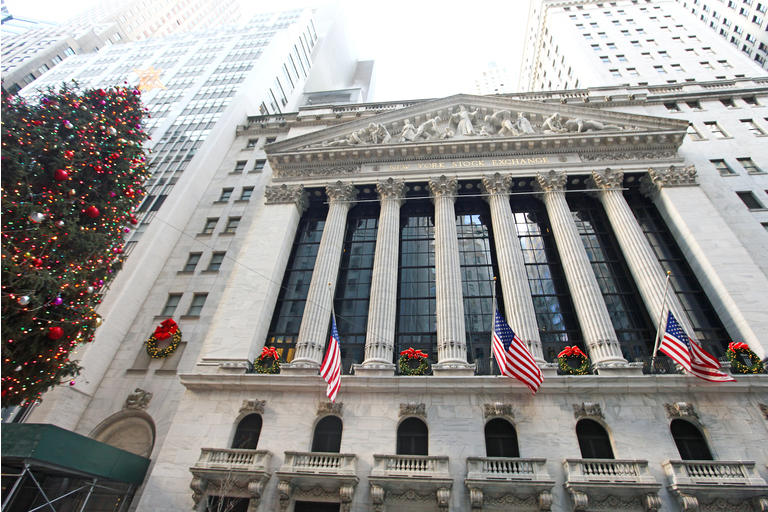 New York Stock Exchange Christmas