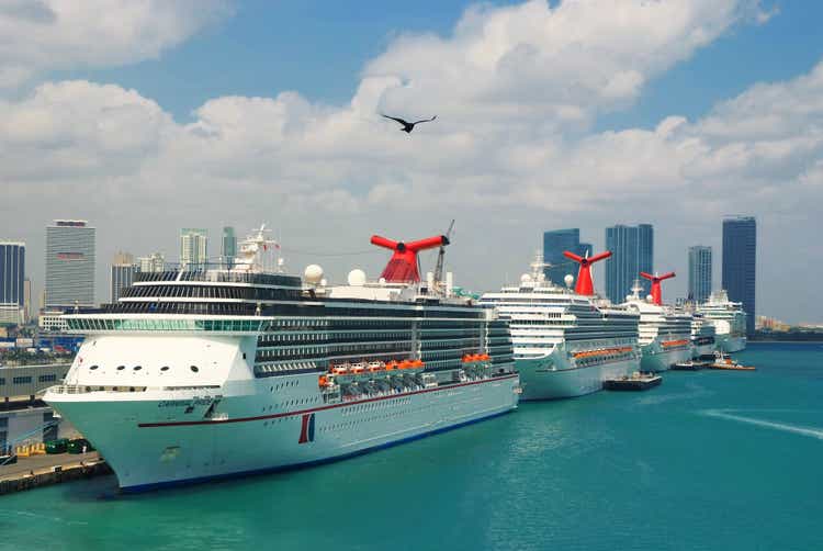 Cruise ships in Port of Miami