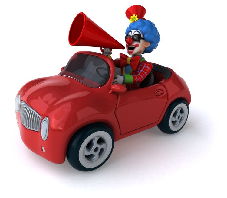 Lustigen clown