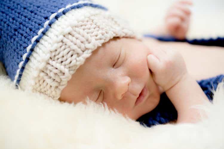 Newborn Baby with sweet hat