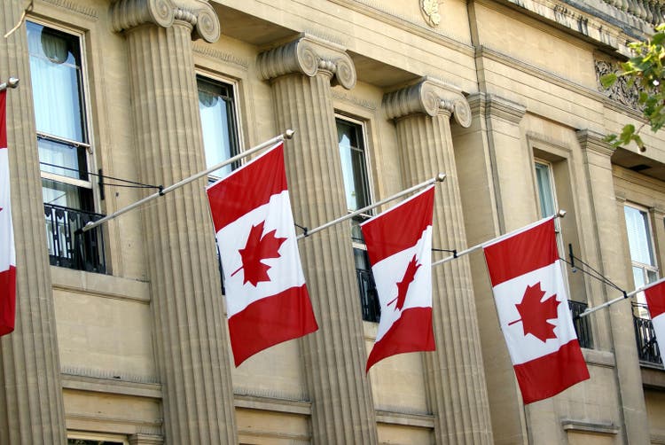 Flags of Canada. Maple leaf