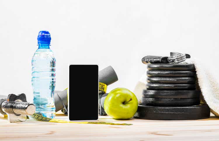 Fitness Equipment And Healthy Nutrition