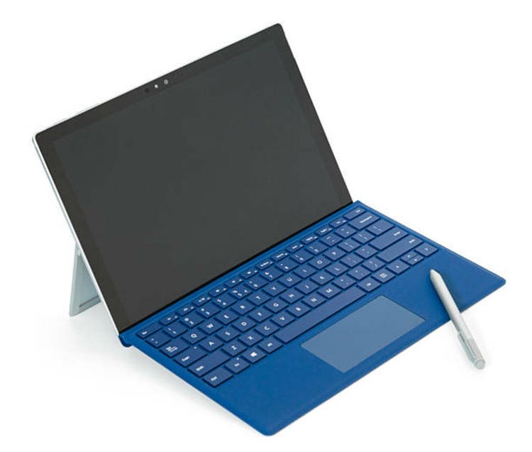 Microsoft Surface Pro 4 with Type Cover.