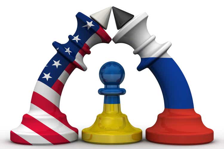 Ukraine - a pawn in the geopolitical game. Concept