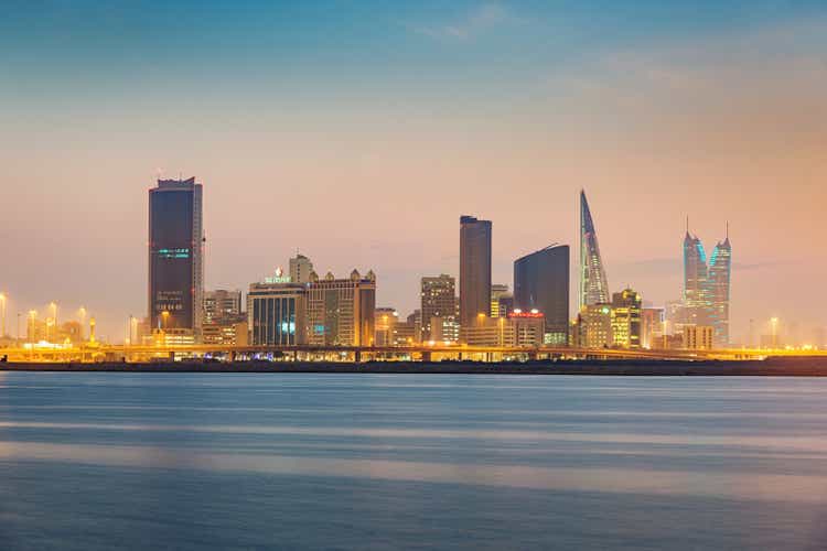 Manama Bahrain Cityscape Twilight