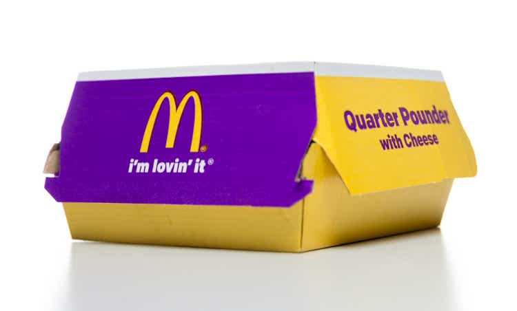 Quarter pounder with cheese box