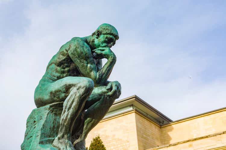 August Rodin"s Famous Sculpture The Thinker
