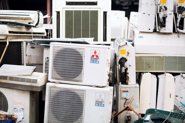 Collecting and recycling air conditioners