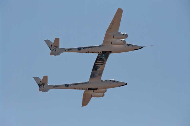 Scaled Composites White Knight Two Flyover