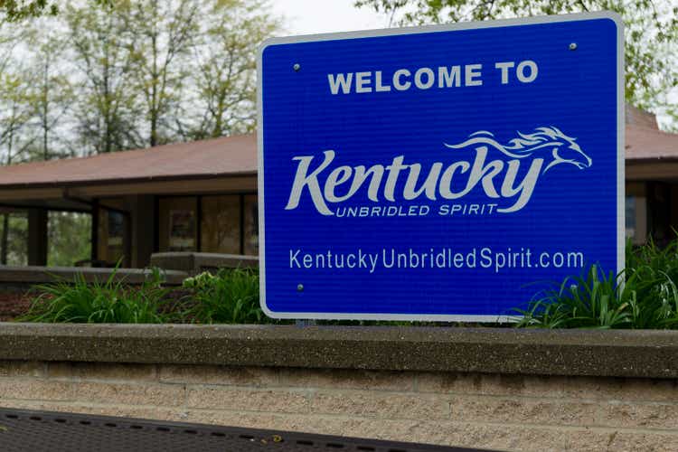 Welcome To Kentucky Sign