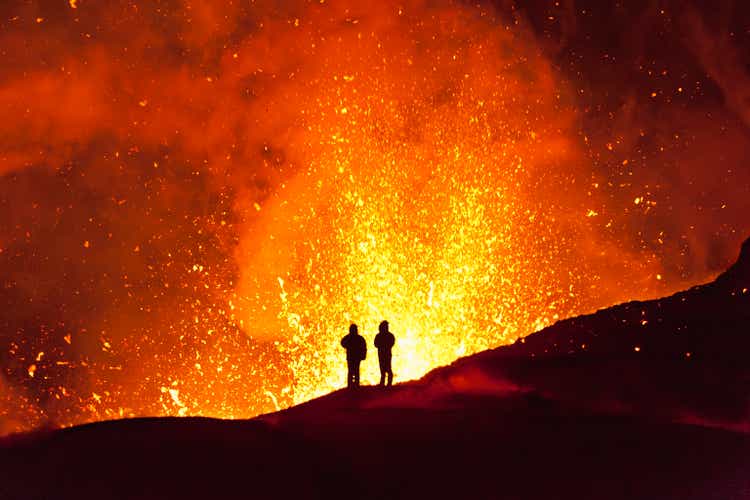 Magic fire. Kamchatka