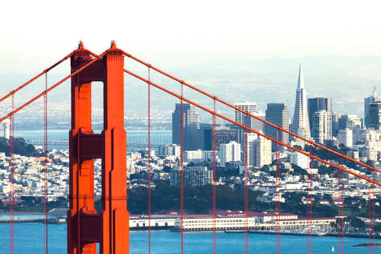 San Francisco und die Golden Gate bridge