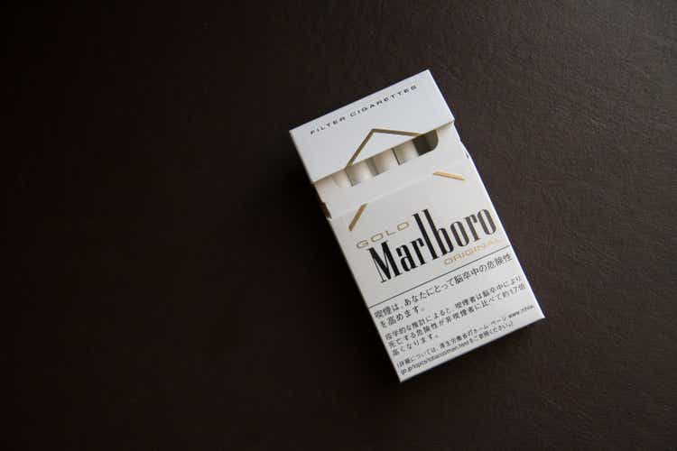 Japanese Box of Marlboro Gold cigarettes
