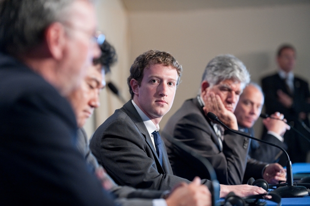 Mark Zuckerberg at G8 in Deauville, France