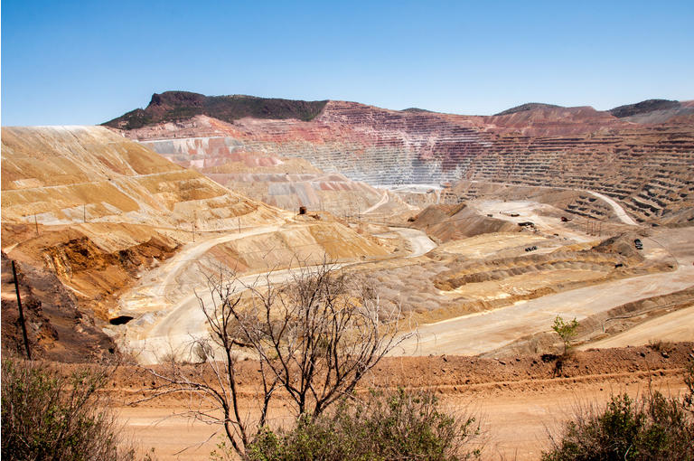 Chino Open Pit Copper Mine Owned by Freeport-McMoran