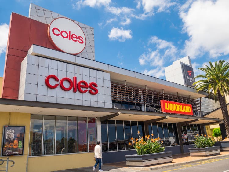 Coles supermarket store in Melbourne, Australia