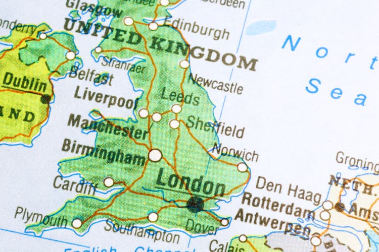 Map of Great Britain