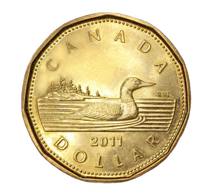 Canadian dollar coin