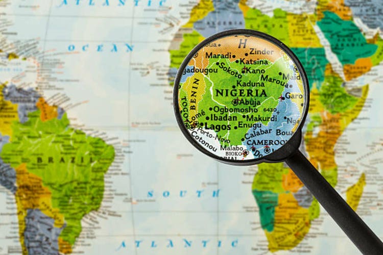 Map of Federal Republic of Nigeria