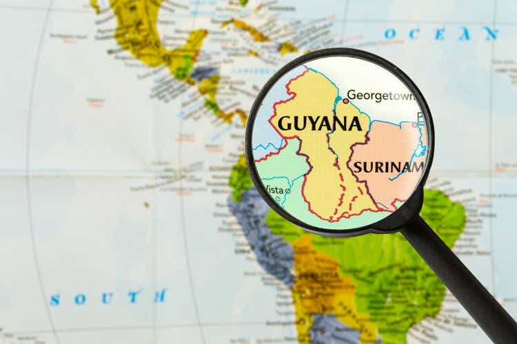 map of Co-operative Republic of Guyana