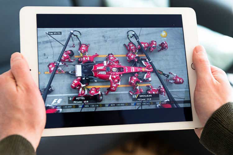 Formula One gains amid report Apple TV may make multibillion offer for global rights