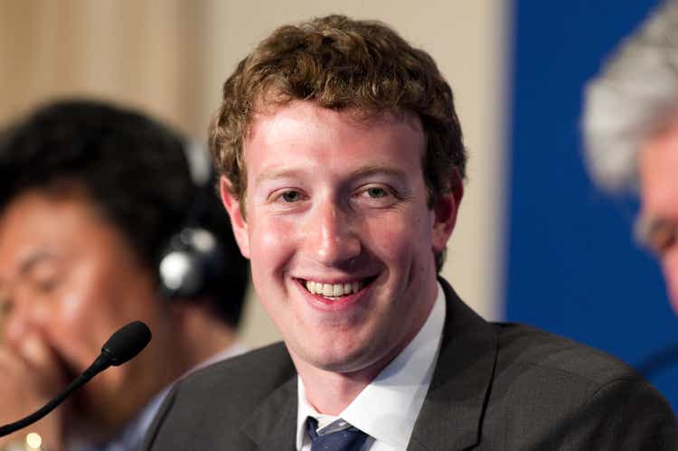 Mark Zuckerberg at G8 in Deauville, France