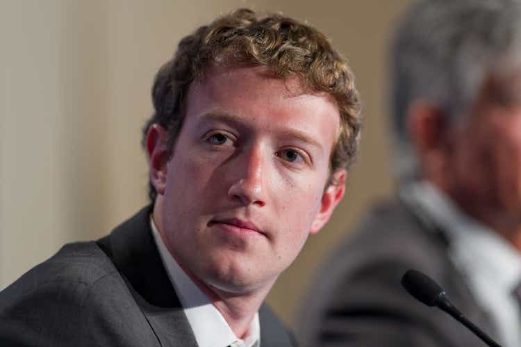 Mark Zuckerberg at G8 in Deauville, France