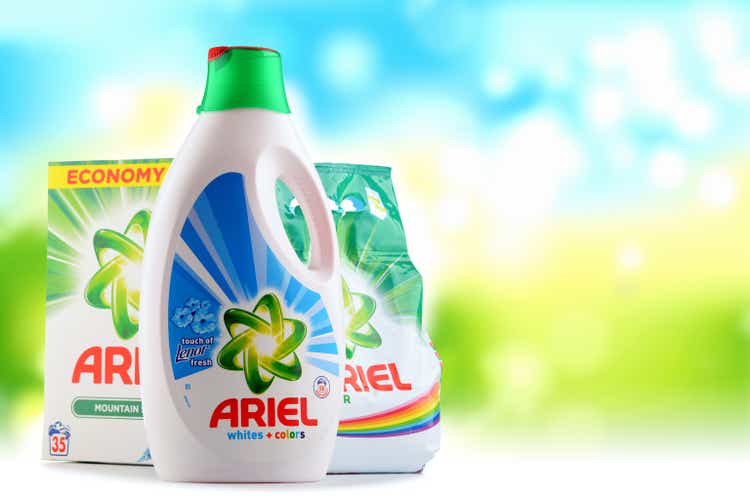 Ariel laundry detergent products