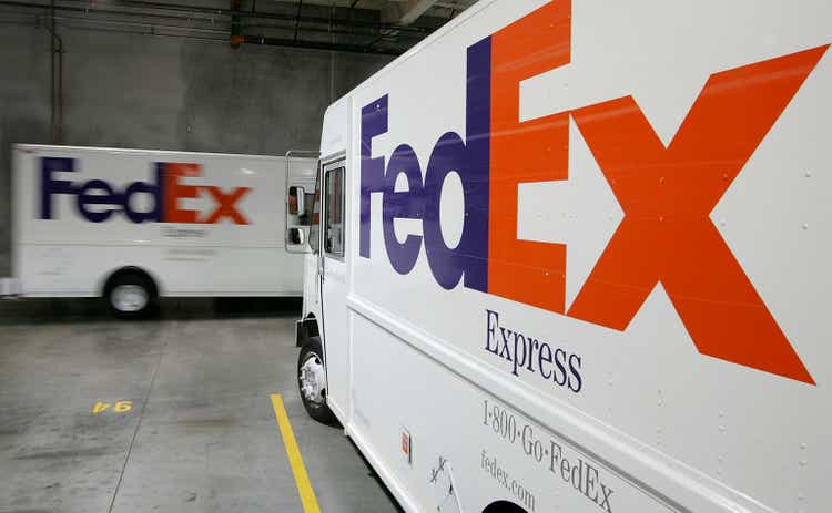 FedEx Delivers Packages As Holiday Shopping Season Continues
