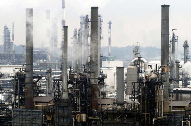 SK Corporation Oil Refinery In South Korea