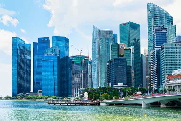 Marina Bay Financial Center Singapore Downtown Core Skyline