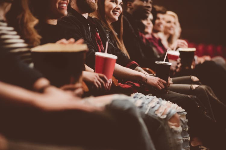 Group of people in the cinema