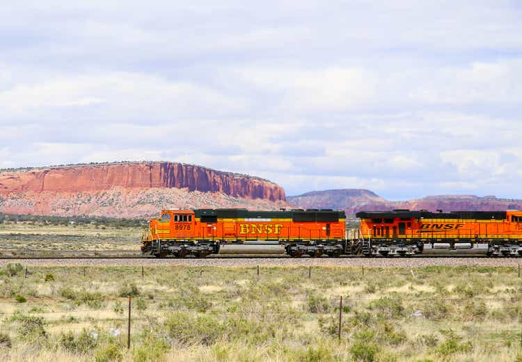 Freight Train in New Mexico