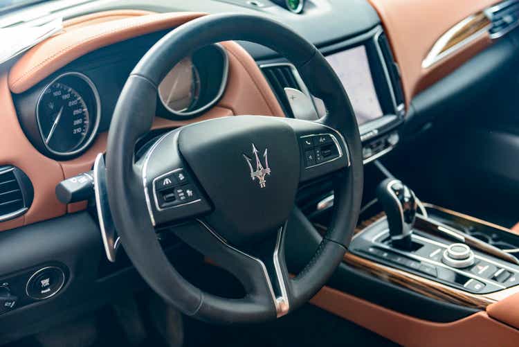 Interior Maserati Levante Italian luxury SUV
