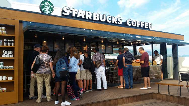 Starbucks Coffee, in Monte-Carlo, Monaco