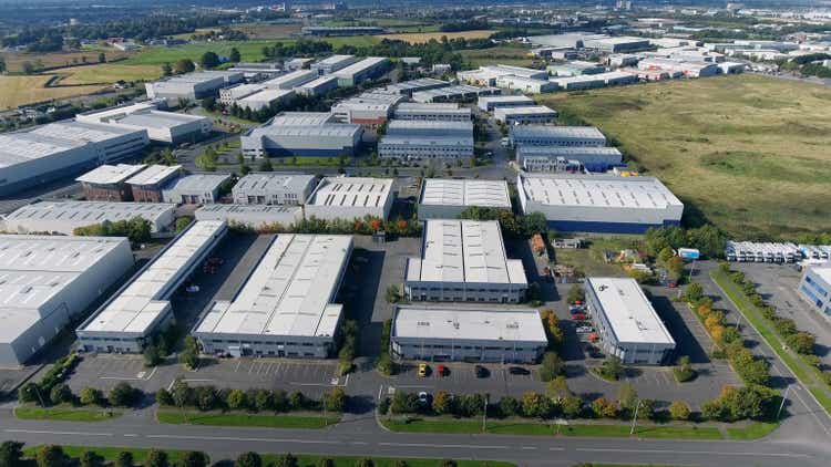 Industrial units from air