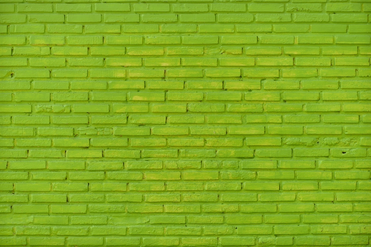 Green concrete wall and texture