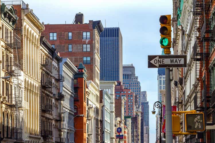 New York SOHO street scene