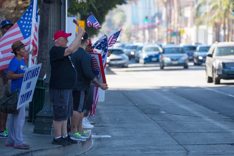 Donald Trump-Kundgebung in Hollywood