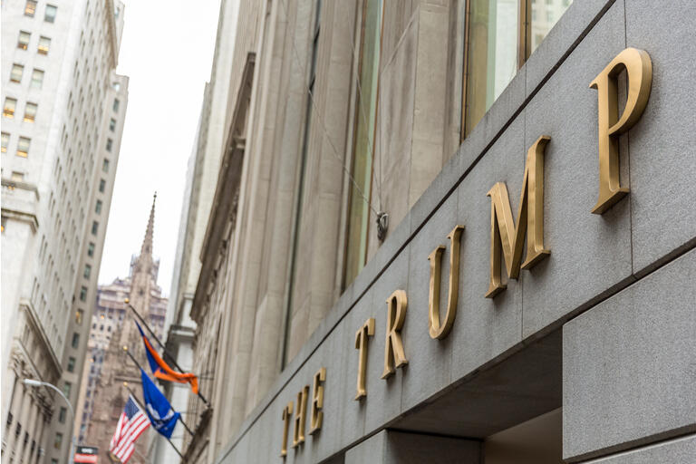 The Trump Building on Wall Street, NYC