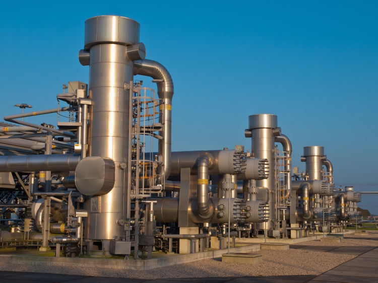 Modern natural gas processing plant